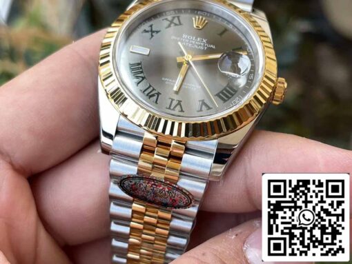 Rolex Datejust M126333-0020 1:1 Best Edition Clean Factory 41mm Wimbledon Dial - Image 7