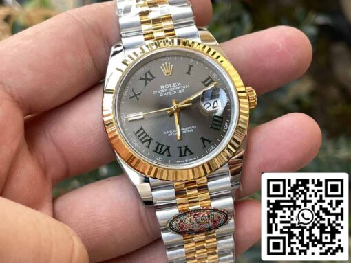 Rolex Datejust M126333-0020 1:1 Best Edition Clean Factory 41mm Wimbledon Dial - Image 6