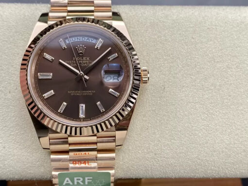 Rolex Day Date 40 M228235-0003 Chocolate Dial 1:1 Best Edition AR Factory 3255 Movement