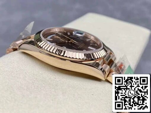 Rolex Day Date 40 M228235-0003 Chocolate Dial 1:1 Best Edition AR Factory 3255 Movement - Imagen 7