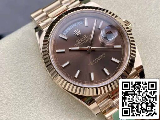 Rolex Day Date 40 M228235-0053 Chocolate Dial 1:1 Best Edition AR Factory 3255 Movement - Image 9