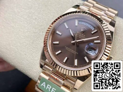 Rolex Day Date 40 M228235-0053 Chocolate Dial 1:1 Best Edition AR Factory 3255 Movement - Image 8