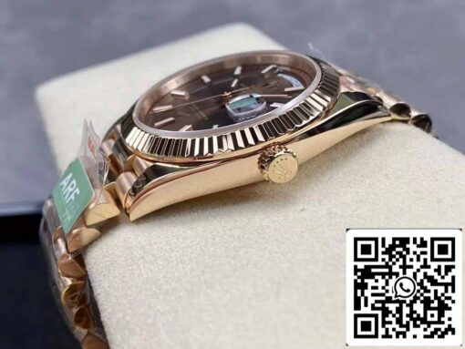 Rolex Day Date 40 M228235-0053 Chocolate Dial 1:1 Best Edition AR Factory 3255 Movement - Image 6