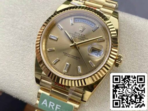 Rolex Day Date 40 M228238-0005 Yellow Gold Dial 1:1 Best Edition AR Factory 3255 Movement - Image 8