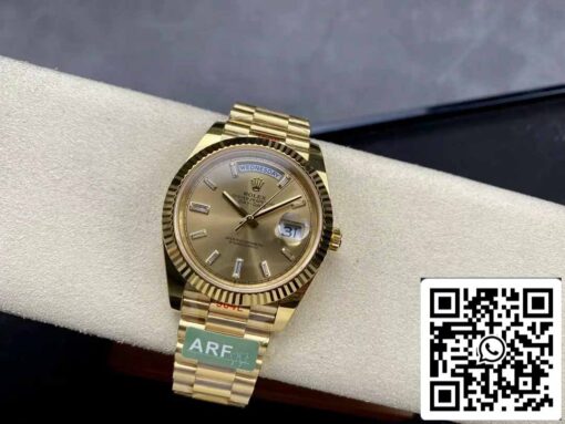 Rolex Day Date 40 M228238-0005 Yellow Gold Dial 1:1 Best Edition AR Factory 3255 Movement - Image 7