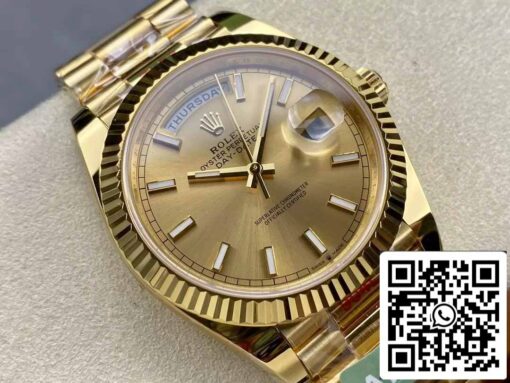 Rolex Day Date 40 M228238-0003 Yellow Gold Dial 1:1 Best Edition AR Factory 3255 Movement - Imagen 8