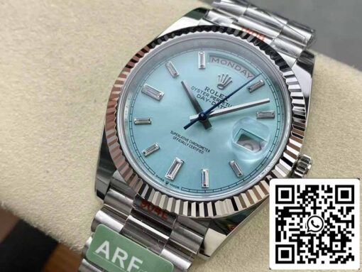 Rolex Day Date 40 M228236-0006 Tiffany Dial 1:1 Best Edition AR Factory 3255 Movement - Image 7