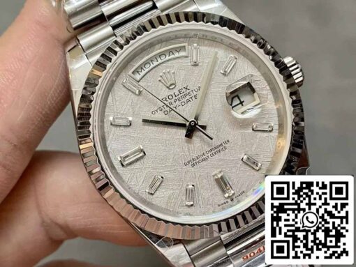 Rolex Day Date 40 M228236-0011  Meteorite Diamond Dial1:1 Best Edition QF Factory 183 gram - Image 5