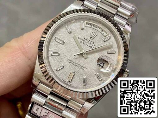 Rolex Day Date 40 M228236-0011  Meteorite Diamond Dial1:1 Best Edition QF Factory 183 gram - Image 10