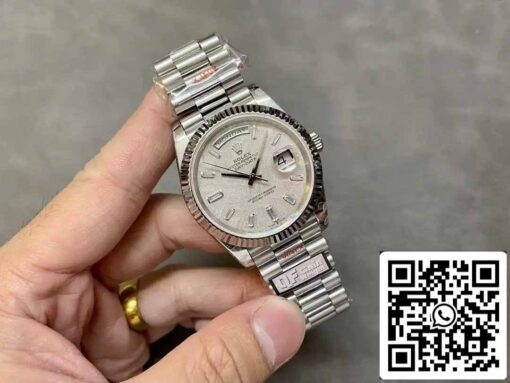 Rolex Day Date 40 M228236-0011  Meteorite Diamond Dial1:1 Best Edition QF Factory 183 gram - Image 4