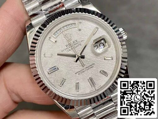 Rolex Day Date 40 m228236-0011 Meteorite Diamond Dial 1:1 Best Edition GM Factory V3 Counterweight Version - Image 8