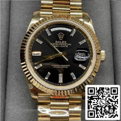 Rolex Day Date 40 M228238 -0004 Black Diamond Dial 1:1 Best Edition GM Factory V3 Counterweight Version - Image 2