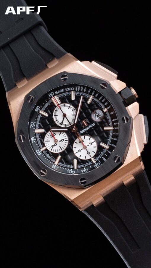 Audemars Piguet Royal Oak Offshore 26401RO.OO.A002CA.01 1:1 Best Edition APF Factory Black Dial - immagine 4