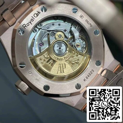 Audemars Piguet 15454OR.GG.1259OR.01 Frost Gold 1:1 best edition APS Factory White dial Rose gold - immagine 3