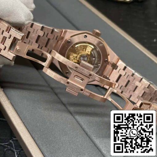 Audemars Piguet 15454OR.GG.1259OR.01 Frost Gold 1:1 best edition APS Factory White dial Rose gold - immagine 2