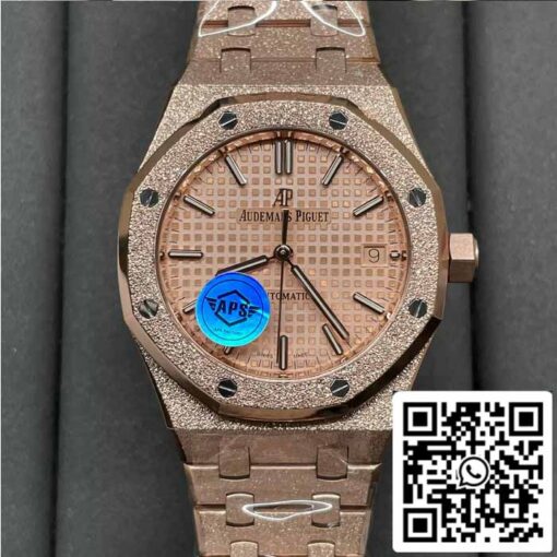 Audemars Piguet 15454OR.GG.1259OR.03 Frost Gold 1:1 best edition APS Factory Rose Gold dial Rose gold - Image 10