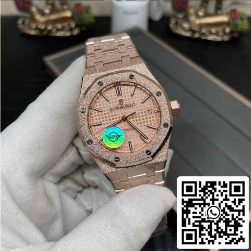 Audemars Piguet 15454OR.GG.1259OR.03 Frost Gold 1:1 best edition APS Factory Rose Gold dial Rose gold - Image 7