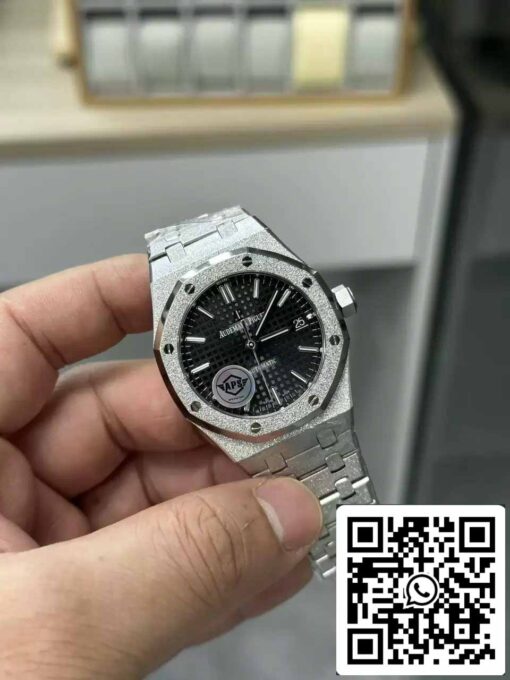 Audemars Piguet 15454BC.GG.1259BC.03 Frost Gold 1:1 best edition APS Factory Black dial - immagine 6