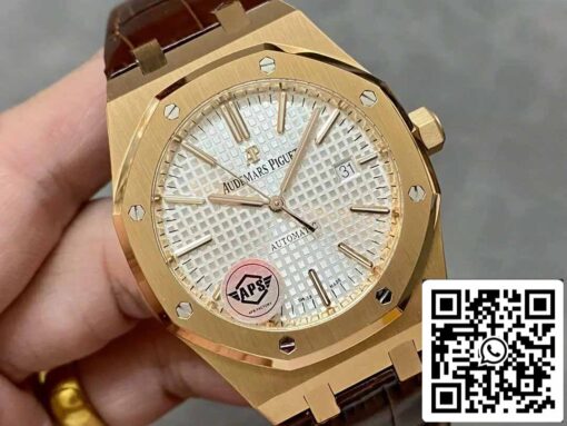 Audemars Piguet Royal Oak 15400OR.OO.D088CR.01 APS Factory V3 1:1 Best Edition White Dial - immagine 9