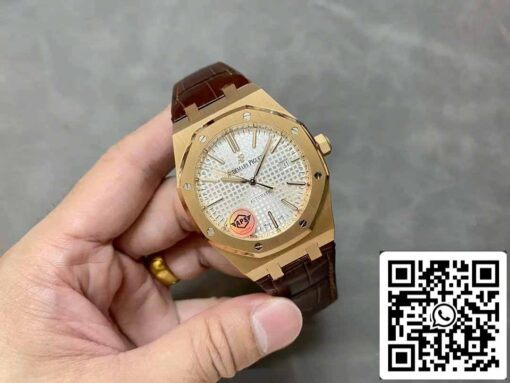 Audemars Piguet Royal Oak 15400OR.OO.D088CR.01 APS Factory V3 1:1 Best Edition White Dial - immagine 6