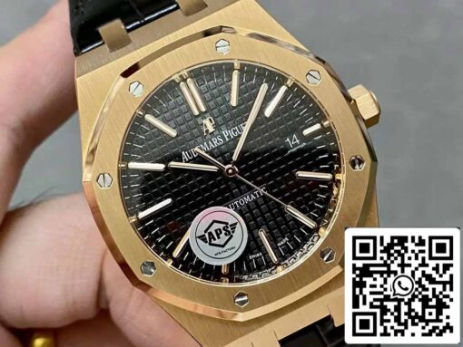 Audemars Piguet Royal Oak 15400OR.OO.D002CR.01 APS Factory V3 1:1 Best Edition Black Dial - immagine 9