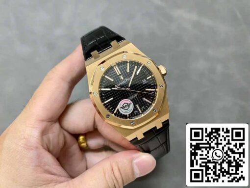 Audemars Piguet Royal Oak 15400OR.OO.D002CR.01 APS Factory V3 1:1 Best Edition Black Dial - immagine 7