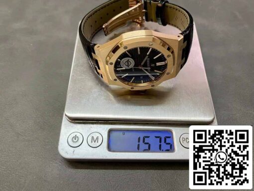 Audemars Piguet Royal Oak 15400OR.OO.D002CR.01 APS Factory V3 1:1 Best Edition Black Dial - immagine 2