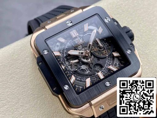 Hublot SQUARE BANG UNICO 821.OM.0180.RX 1:1 Best Edition BBF Factory - immagine 8