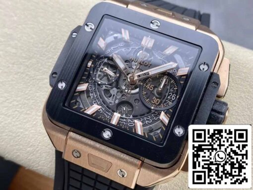 Hublot SQUARE BANG UNICO 821.OM.0180.RX 1:1 Best Edition BBF Factory - immagine 10