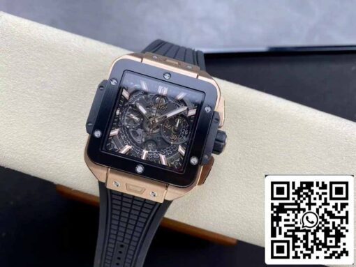 Hublot SQUARE BANG UNICO 821.OM.0180.RX 1:1 Best Edition BBF Factory - immagine 7