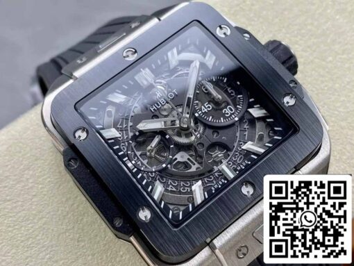 Hublot SQUARE BANG UNICO 821.NM.0170.RX 1:1 Best Edition BBF Factory Black Bezel - immagine 9