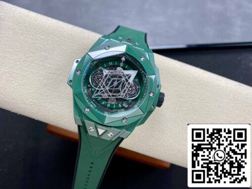 Hublot Big Bang Sang Bleu II 418.GX.5207.RX.MXM22 1:1 Best Edition BBF Factory Green Ceramic - Image 7