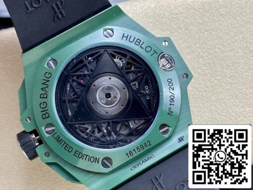 Hublot Big Bang Sang Bleu II 418.GX.5207.RX.MXM22 1:1 Best Edition BBF Factory Green Ceramic - Image 4