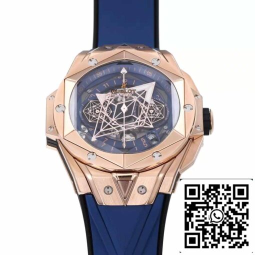 Hublot Big Bang Sang Bleu 418.OX.5108.RX.MXM20 1:1 Best Edition BBF Factory Blue Strap - Image 8