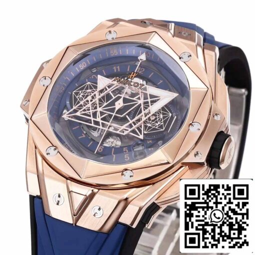 Hublot Big Bang Sang Bleu 418.OX.5108.RX.MXM20 1:1 Best Edition BBF Factory Blue Strap - Image 6