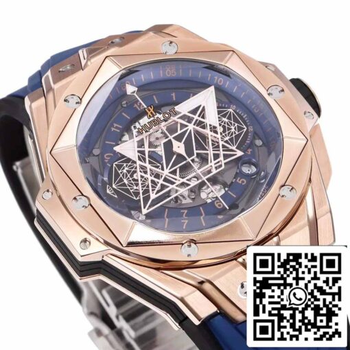 Hublot Big Bang Sang Bleu 418.OX.5108.RX.MXM20 1:1 Best Edition BBF Factory Blue Strap - Image 4