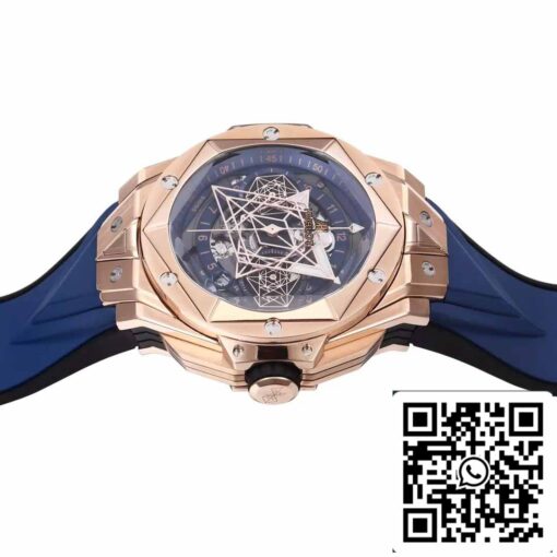 Hublot Big Bang Sang Bleu 418.OX.5108.RX.MXM20 1:1 Best Edition BBF Factory Blue Strap - Image 3