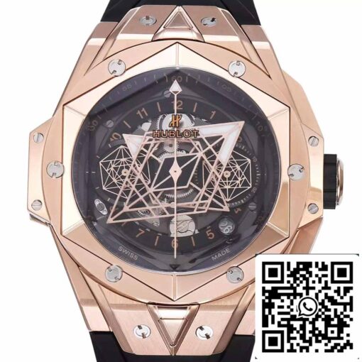 Hublot Big Bang Sang Bleu 418.OX.1108.RX.MXM19 1:1 Best Edition BBF Factory Black Strap - Image 9