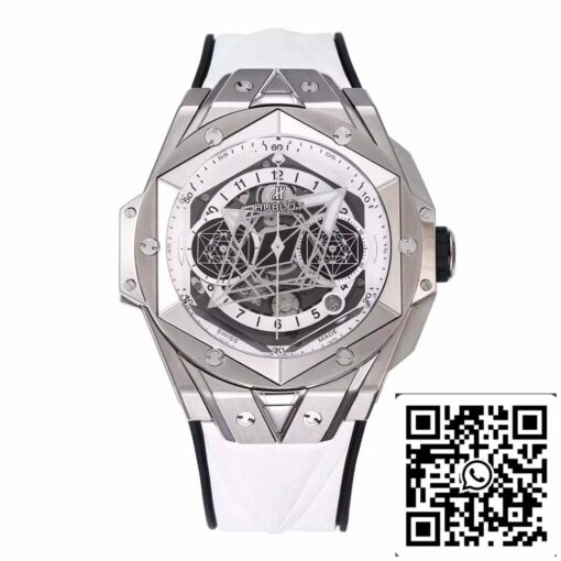 Hublot Big Bang Sang Bleu 418.NX.2001.RX.MXM20 1:1 Best Edition BBF Factory White Strap