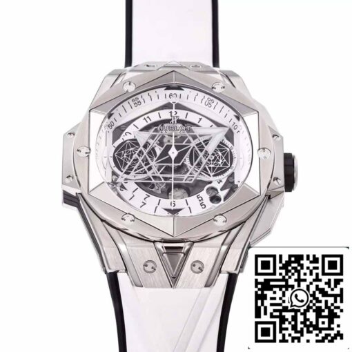 Hublot Big Bang Sang Bleu 418.NX.2001.RX.MXM20 1:1 Best Edition BBF Factory White Strap - Image 9