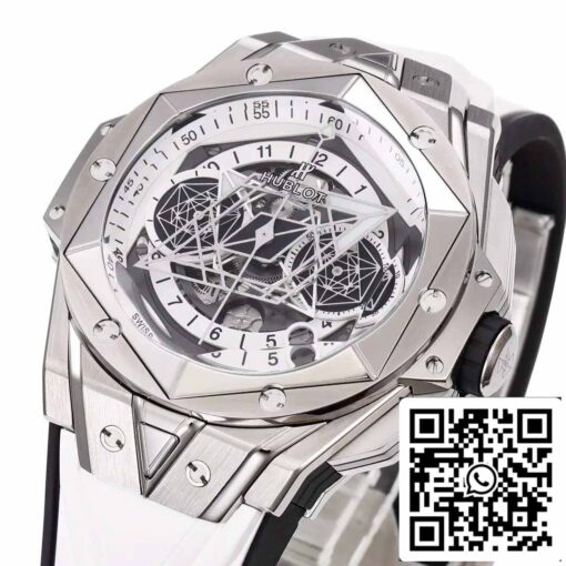 Hublot Big Bang Sang Bleu 418.NX.2001.RX.MXM20 1:1 Best Edition BBF Factory White Strap - Image 7