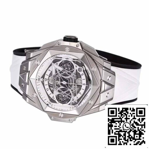 Hublot Big Bang Sang Bleu 418.NX.2001.RX.MXM20 1:1 Best Edition BBF Factory White Strap - Image 6