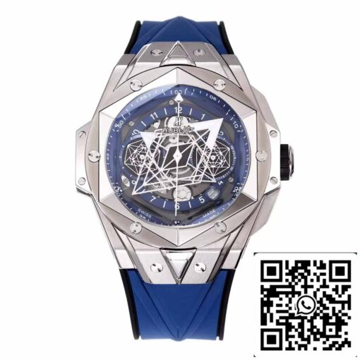 Hublot Big Bang Sang Bleu 418.NX.5107.RX.MXM20 1:1 Best Edition BBF Factory Blue Strap