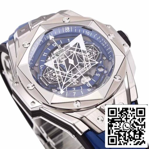 Hublot Big Bang Sang Bleu 418.NX.5107.RX.MXM20 1:1 Best Edition BBF Factory Blue Strap - Image 6