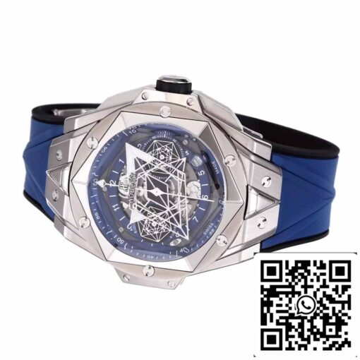 Hublot Big Bang Sang Bleu 418.NX.5107.RX.MXM20 1:1 Best Edition BBF Factory Blue Strap - Image 5