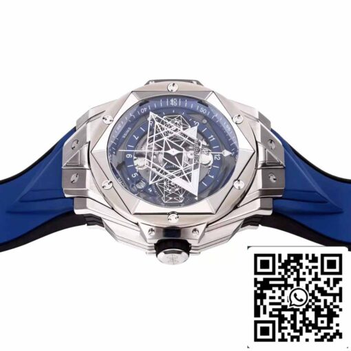 Hublot Big Bang Sang Bleu 418.NX.5107.RX.MXM20 1:1 Best Edition BBF Factory Blue Strap - Image 4