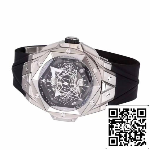 Hublot Big Bang Sang Bleu 418.NX.1107.RX.MXM19 1:1 Best Edition BBF Factory Black Strap - Image 5