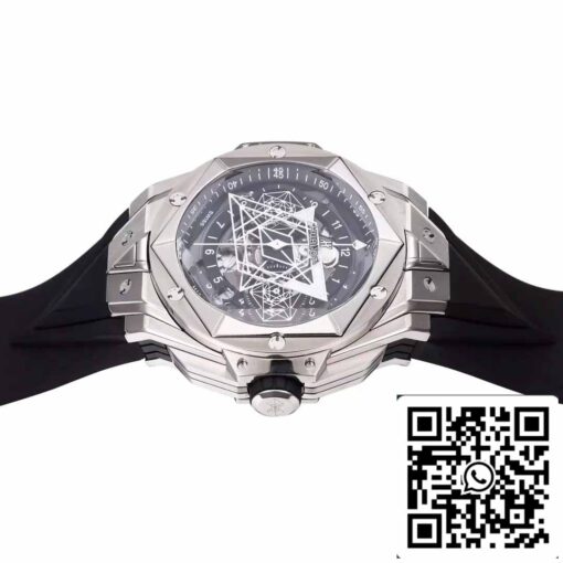 Hublot Big Bang Sang Bleu 418.NX.1107.RX.MXM19 1:1 Best Edition BBF Factory Black Strap - Image 4