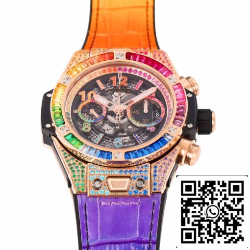 Hublot Big Bang King Gold Rainbow 411.OX.9910.LR.0999 1:1 Best Edition BBF Factory - Image 7