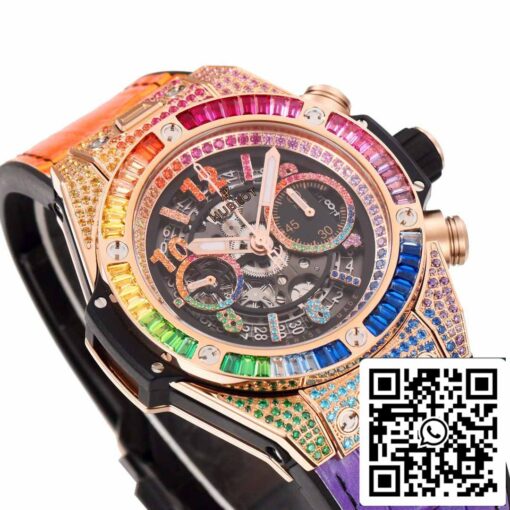 Hublot Big Bang King Gold Rainbow 411.OX.9910.LR.0999 1:1 Best Edition BBF Factory - Image 8